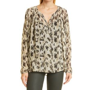 ❤️ rag & bone Yuni Print Popover Blouse & cami 🤩 F1